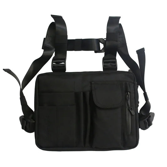 Vintage Hip Hop Tactical Functional Men Shoulder Bag Streetwear