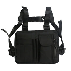 Vintage Hip Hop Tactical Functional Men Shoulder Bag Streetwear