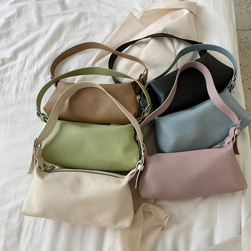 Vintage Hobo Shoulder Bag Retro Style Clutches Small Women's Hand Purse