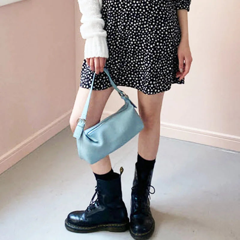 Vintage Hobo Shoulder Bag Retro Style Clutches Small Women's Hand Purse