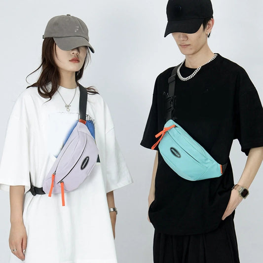 Vintage Japanese Style Chest Bag Adjustable Phone Pack Messenger Bag
