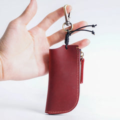 Vintage Leather Key Wallet Keychain Key Organizer