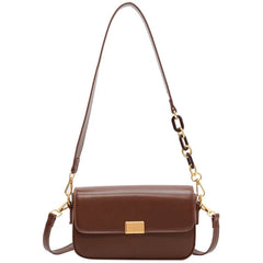 Vintage Ladies Wide Strap Flap Handbags Fall Winter Shoulder Armpit Purses