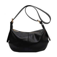 Vintage Leather Crossbody Tote Bag for Women