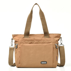 Vintage Lady's Bag High Top-handle Nylon Travel Bags Large Capacity