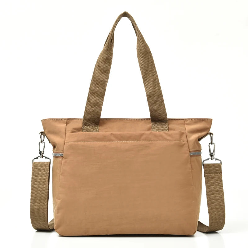 Vintage Lady's Bag High Top-handle Nylon Travel Bags Large Capacity