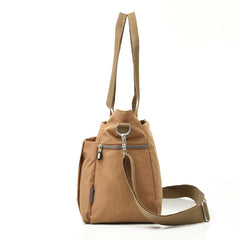 Vintage Lady's Bag High Top-handle Nylon Travel Bags Large Capacity