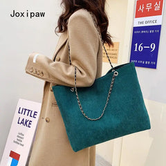 Vintage Large Capacity Nylon Shoulder Bag for Women Tote Bag