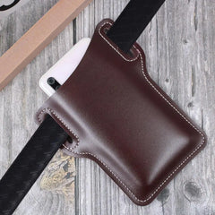 Men's Vintage Leather Fanny Pack for iPhone