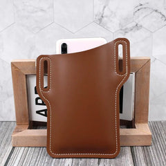 Men's Vintage Leather Fanny Pack for iPhone