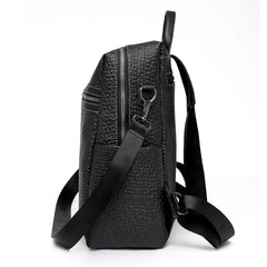 Vintage Leather Women Backpack School Bag College Girl Shoulder Bags