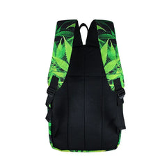 Vintage Leaves Landscape Print Backpack Men Women Causal Daypack School Bags