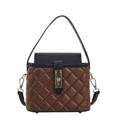 Vintage Lozenge Soft Tote Bag Small Shoulder Messenger Bag