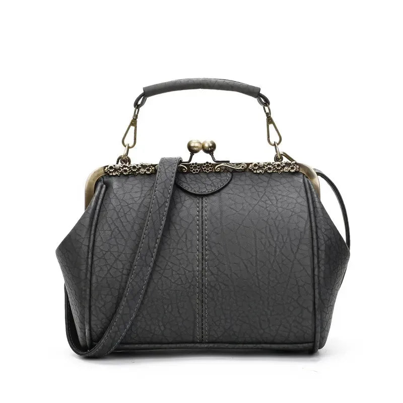 Vintage Women's Shoulder Bags Retro PU Leather Crossbody Tote Handbag