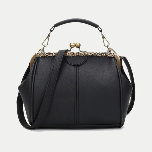 Vintage Women's Shoulder Bags Retro PU Leather Crossbody Tote Handbag