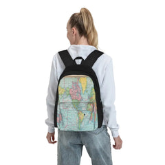 Vintage Map Of The World 1901 Backpacks Men's Backpacks Bags For Women Kpop Men