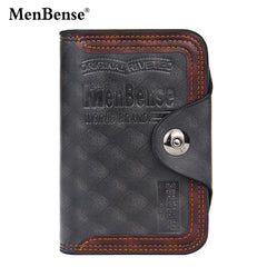 Vintage Men's Wallet Magnet Hook Three Fold Wallets For Man