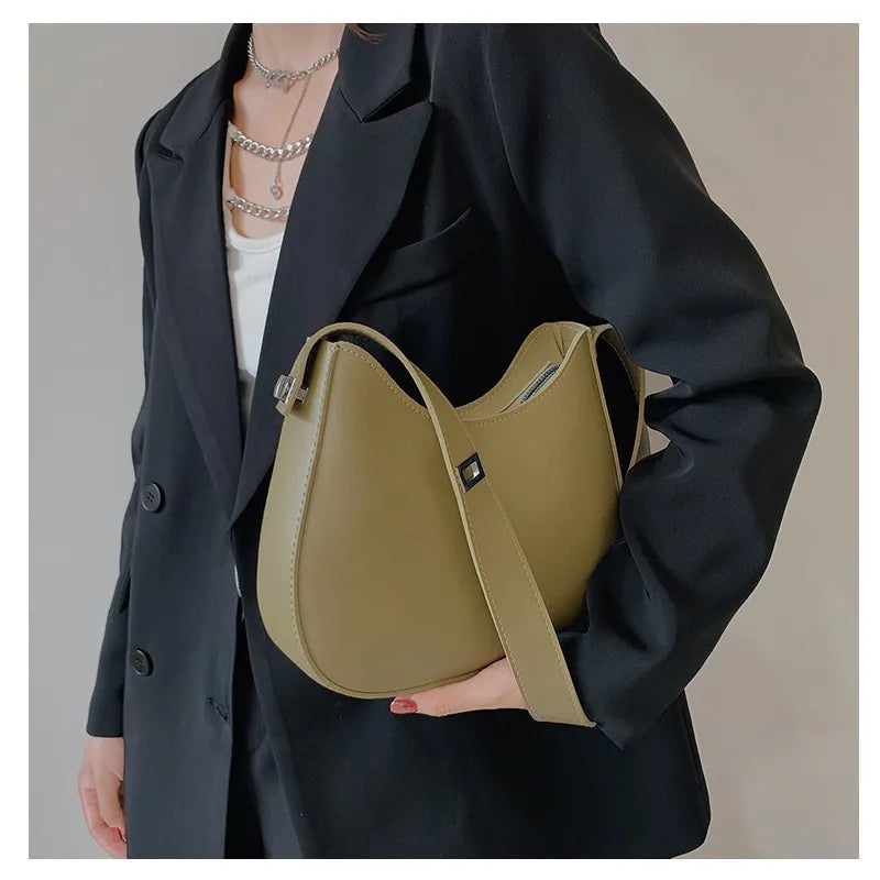 Vintage PU Leather Women's Messenger Bag
