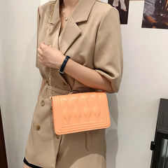 Vintage PU Leather Embossing Women Shoulder Messenger Bags Casual