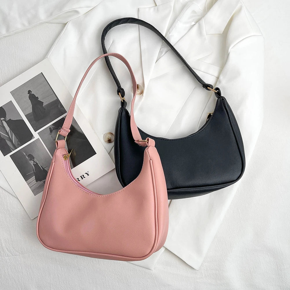 Vintage PU Leather Hobos Shoulder Bag For Women Lady Travel
