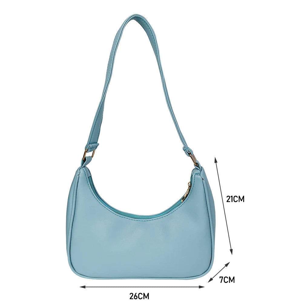 Vintage PU Leather Hobos Shoulder Bag For Women Lady Travel