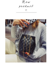Vintage PU Leather Crossbody Bag For Women