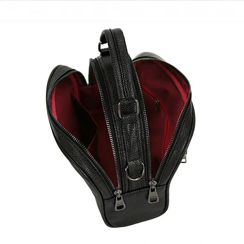 Vintage PU Leather Women Small Handbag and Purse Pillow Crossbody Bag