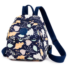 Vintage Print Women's Backpack Small Multifunctional Mini Shoulder Bag