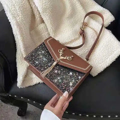 Vintage Printing Handbag Messenger Bags For Women