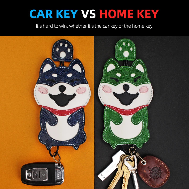 Vintage Leather Key Wallet Car Key Holder