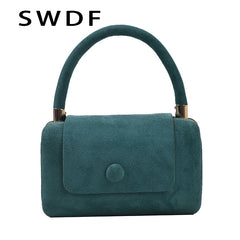 Vintage PU Leather Crossbody Shoulder Bag for Women Tote Handbag