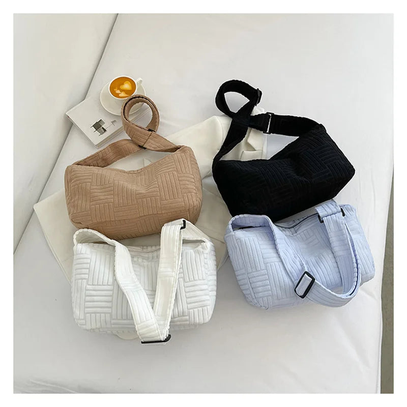 Vintage Shoulder Bag Women Casual Totes Crossbody Handbag Purse