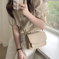 Vintage Shoulder Bags Women PU Leather Crossbody Bag