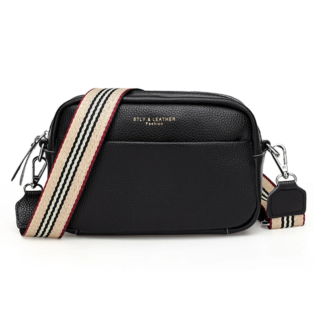 Vintage Leather Crossbody Bag Small Phone Pouch Casual Handbags
