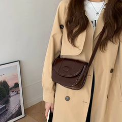 Vintage Crossbody Bag for Women PU Leather Messenger