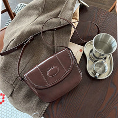 Vintage Crossbody Bag for Women PU Leather Messenger
