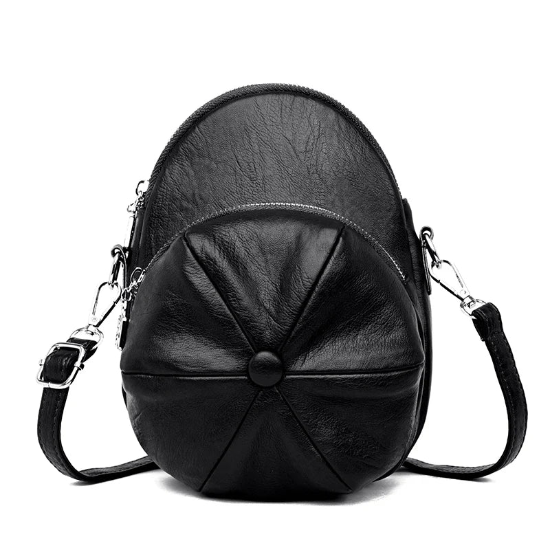 Vintage Shoulder Messenger Bags for Women Soft Leather Ladies Handbags