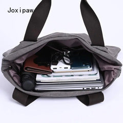 Vintage Canvas Large Capacity Handbag for Women