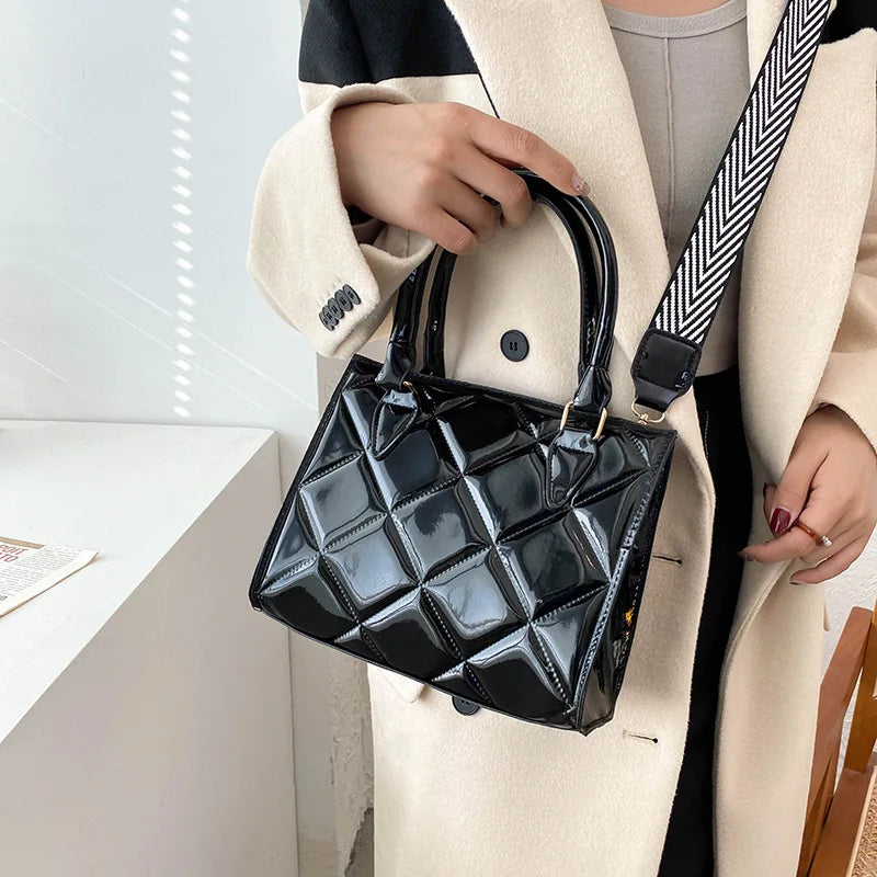 Vintage Small Tote Bag PU Leather Crossbody Sling Bags Short Handle