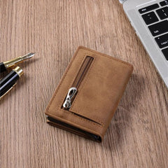 Vintage Slim Purse Men's Mini Wallet Shopping Supplies