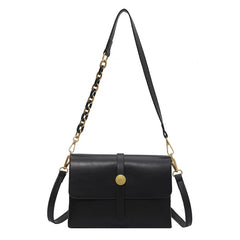 Vintage Small Leather Crossbody Bags Women's Chain Handbag