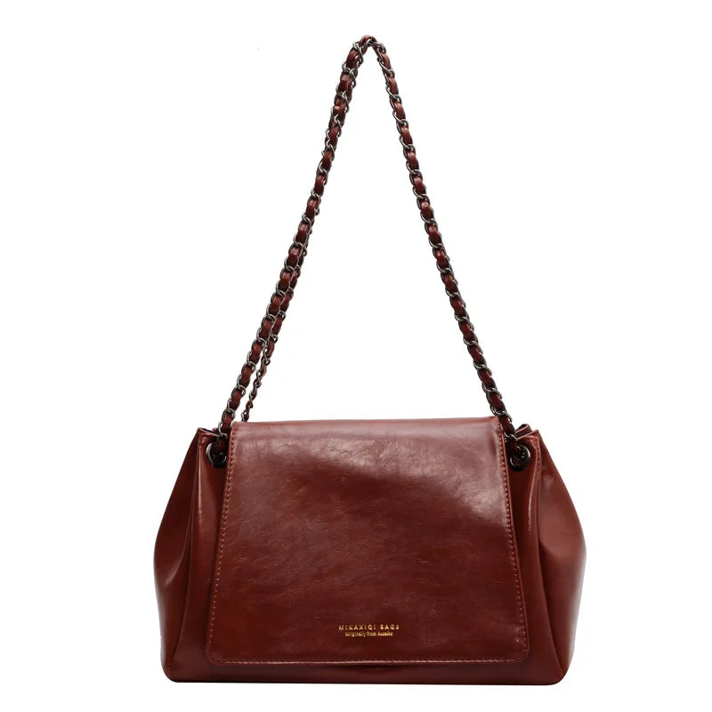 Vintage Small Square Bag Chain Crossbody Bag Women's Handbag Purse