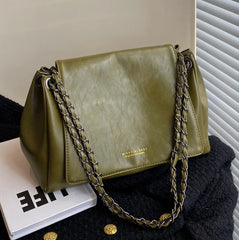 Vintage Small Square Bag Chain Crossbody Bag Women's Handbag Purse