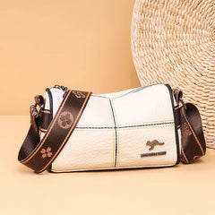 Vintage Soft Leather Women Shoulder Crossbody Bags Solid Leather Ladies Handbags