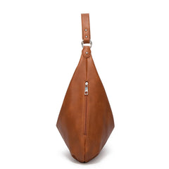 Vintage Soft Leather Tote Bag Women Shoulder Bag Casual Handbag