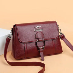 Vintage Soft Leather Women Shoulder Bags Handbags Small Crossbody Bags