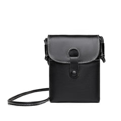 Vintage Leather Phone Bag Women Shoulder Crossbody Bags Handbags