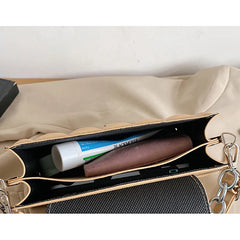 Vintage Small Shoulder Handbag Flap Messenger Bag PU Leather Crossb
