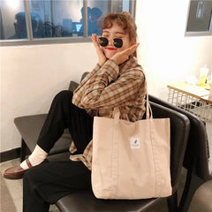 Vintage Style Canvas Bag Large-capacity Shoulder Bag Ladies Hand Bags Tote Bag