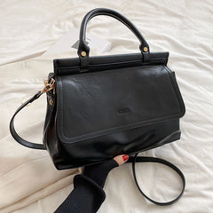Vintage Style Women's Lady Messenger Bag PU Leather Satchel